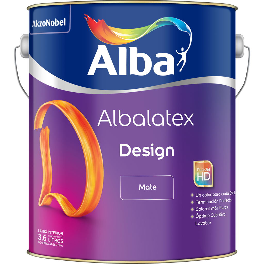 Albalatex design Blanco mate x 10 lts.