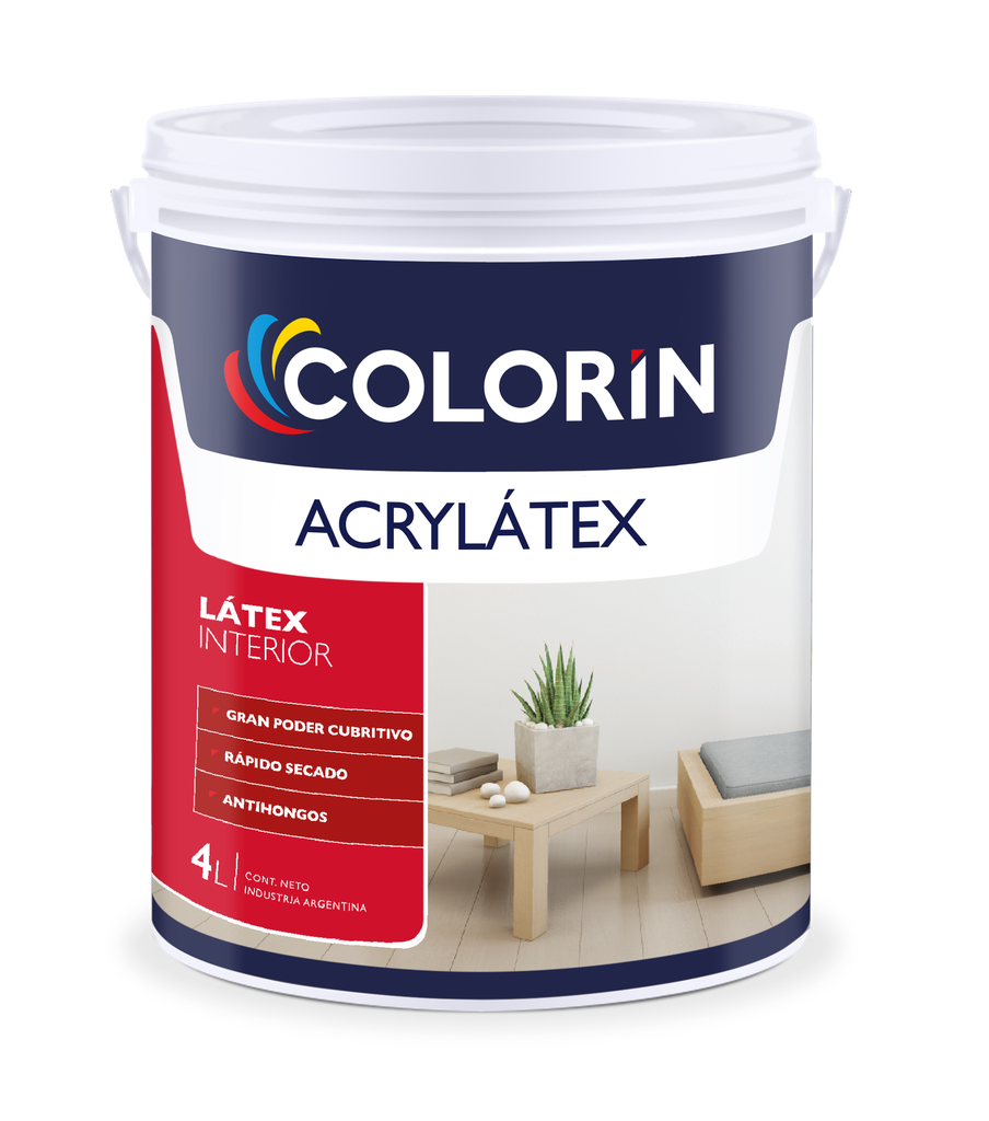 Acrylatex latex interior mate Blanco x 20 lts.