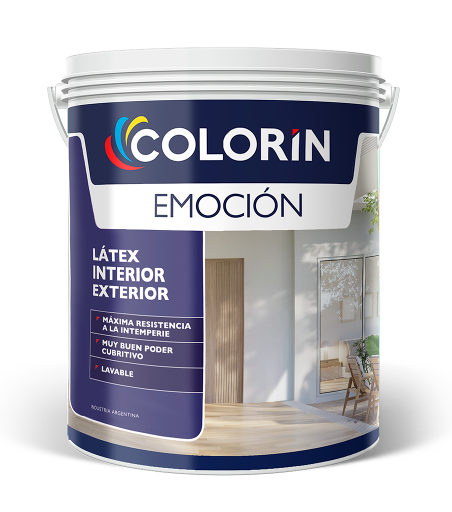 Emocion latex mate int/exterior Blanco x 4 lts.