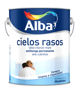 Alba cielo rasos premium x 4 lts.