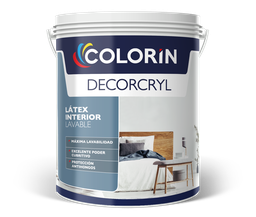 [17181001004] Decorcryl Blanco Latex Interior Lavable Mate 4 Ltos.